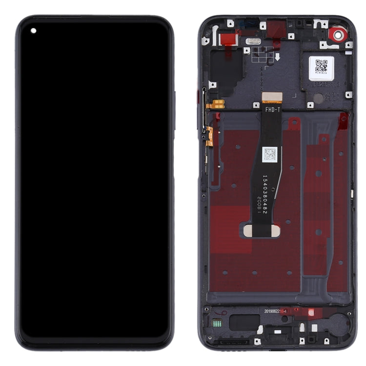 OEM LCD Screen for Huawei Honor 20 / Nova 5T Digitizer Full Assembly with Frame(Black) - free shipping - PMC TechLife - Order now!
