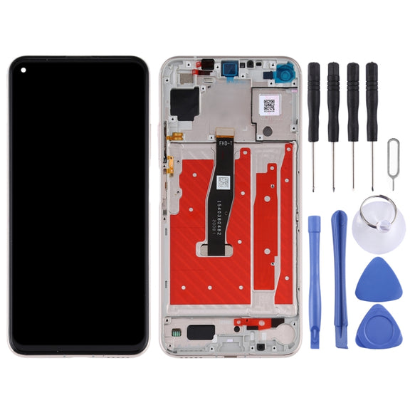 OEM LCD Screen for Huawei Honor 20 / Nova 5T Digitizer Full Assembly with Frame(Gold)