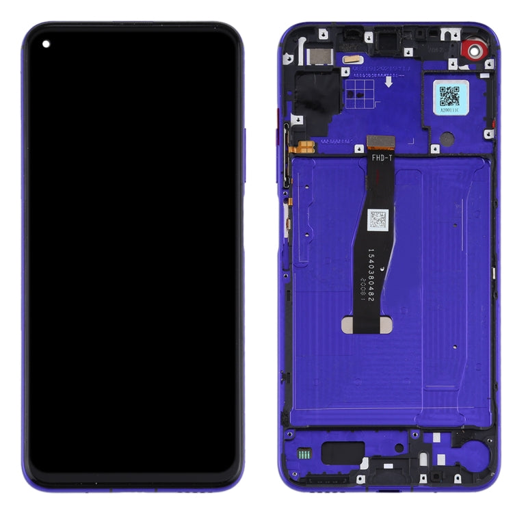 OEM LCD Screen for Huawei Honor 20 / Nova 5T Digitizer Full Assembly with Frame(Sapphire Blue)