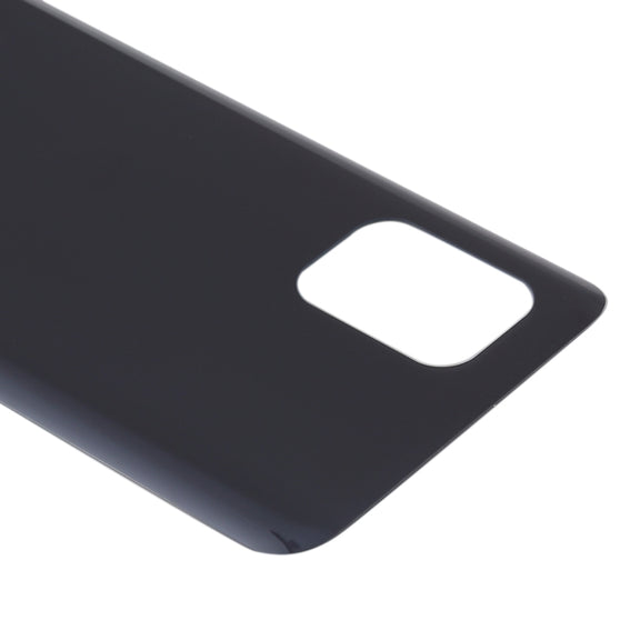 Glass Material Battery Back Cover for Xiaomi Mi 10 Lite 5G/Mi 10 Youth 5G(Black)