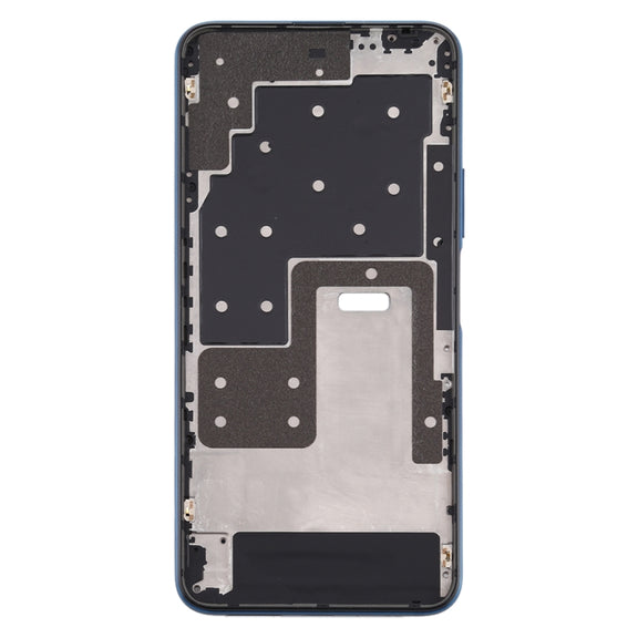 Original Middle Frame Bezel Plate for Huawei Honor X10 5G(Blue)