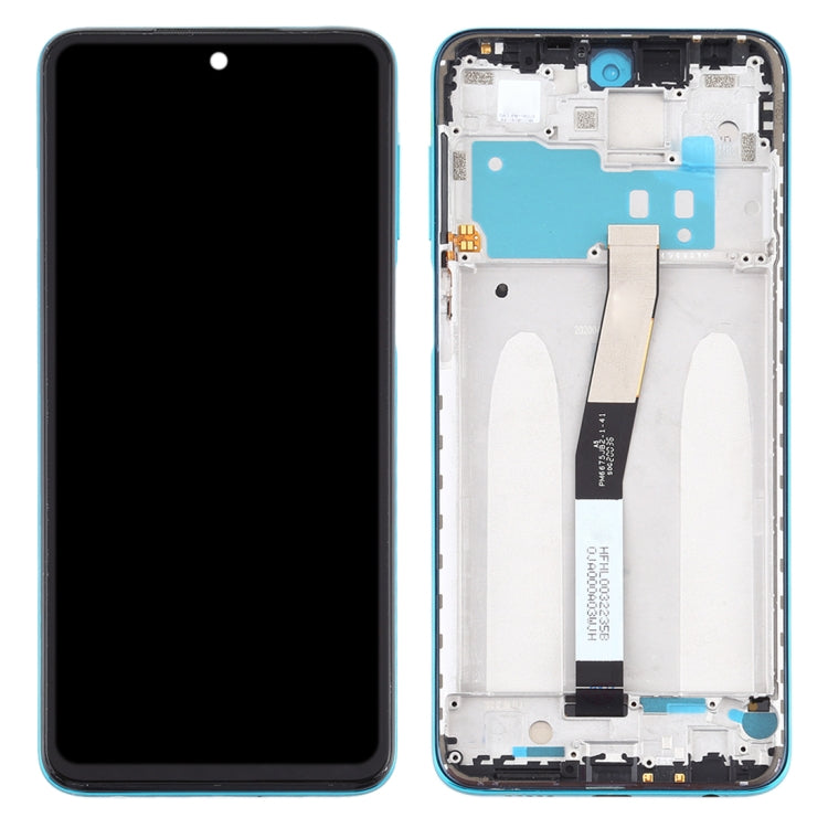 LCD Screen and Digitizer Full Assembly with Frame for Xiaomi Redmi Note 9S / Redmi Note 9 Pro Max / Redmi Note 9 Pro (India) / Redmi Note 9 Pro / Note 10 Lite(Blue) - free shipping - PMC TechLife - Order now!