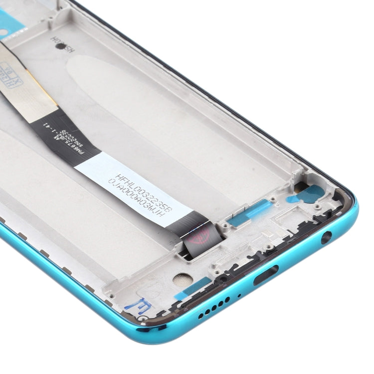LCD Screen and Digitizer Full Assembly with Frame for Xiaomi Redmi Note 9S / Redmi Note 9 Pro Max / Redmi Note 9 Pro (India) / Redmi Note 9 Pro / Note 10 Lite(Blue) - free shipping - PMC TechLife - Order now!