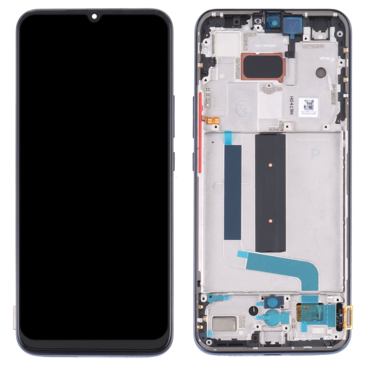 Original AMOLED LCD Screen for Xiaomi Mi 10 Lite 5G with Digitizer Full Assembly(Black)