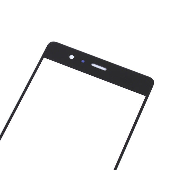 For Huawei P9 Front Screen Outer Glass Lens (Black)