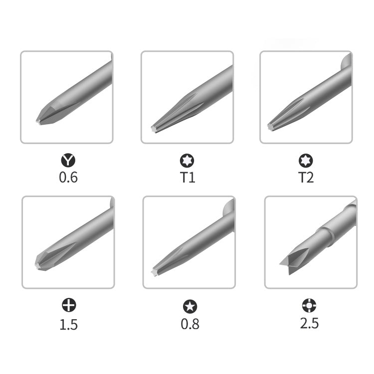 BEST BST-895 6 in 1  Mobile Phone Screwdriver For Mobile Phone Dismantling Screwdriver - Screwdriver by BEST | Online Shopping South Africa | PMC TechLife | Buy Now Pay Later Mobicred