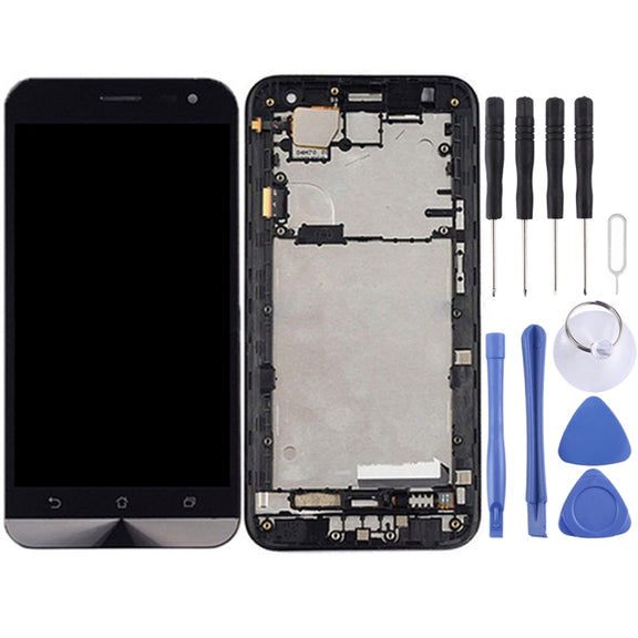 OEM LCD Screen for ASUS Zenfone 2 Laser ZE500KL ZE500KG Z00ED Digitizer Full Assembly with Frame���Black)
