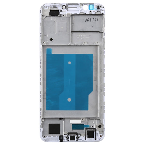 Front Housing LCD Frame Bezel for Huawei Enjoy 8(White)