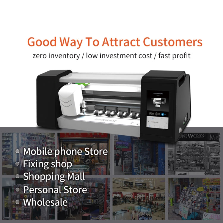 Intelligent Touch LCD Screen Flexible TPU Hydraulic Film Protector Cutter Machine - free shipping - PMC Jewellery - Order now!