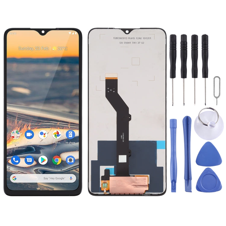 TFT LCD Screen for Nokia 5.3 TA-1227 / TA-1229 / TA-1223 / TA-12234 with Digitizer Full Assembly (Black) - free shipping - PMC TechLife - Order now!