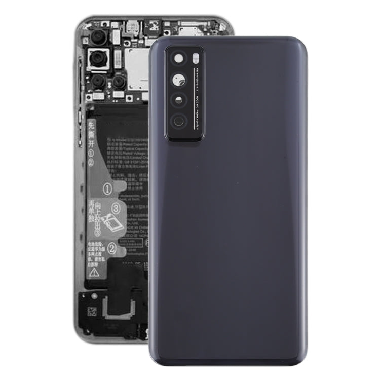 Original Battery Back Cover With Camera Lens Cover for Huawei Nova 7 5G(Black) - Back Cover by PMC TechLife | Online Shopping South Africa | PMC TechLife | Buy Now Pay Later Mobicred