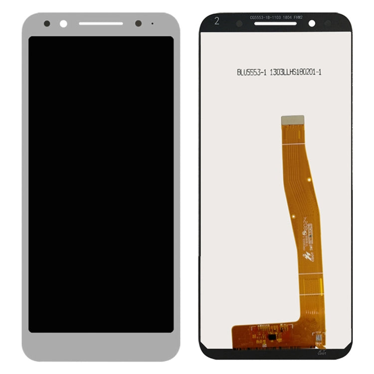 OEM LCD Screen for Alcatel 3 / 5052 / 5052D / 5052Y with Digitizer Full Assembly (White) - free shipping - PMC TechLife - Order now!