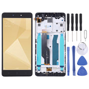 TFT LCD Screen for Xiaomi Redmi Note 4X Digitizer Full Assembly with Frame(Black)
