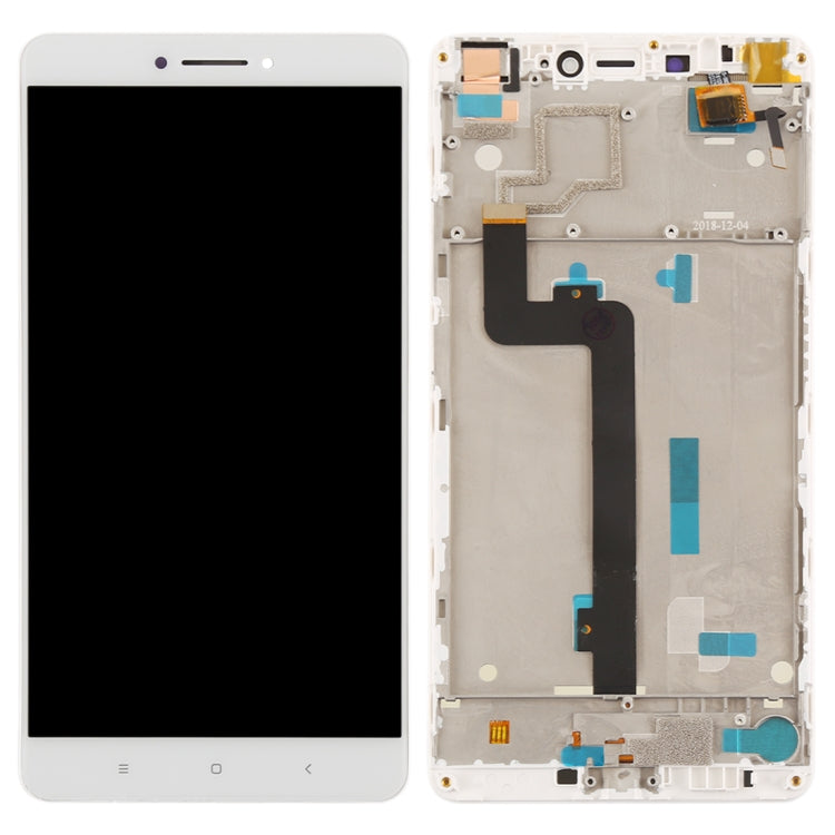 TFT LCD Screen for Xiaomi Mi Max Digitizer Full Assembly with Frame(White)