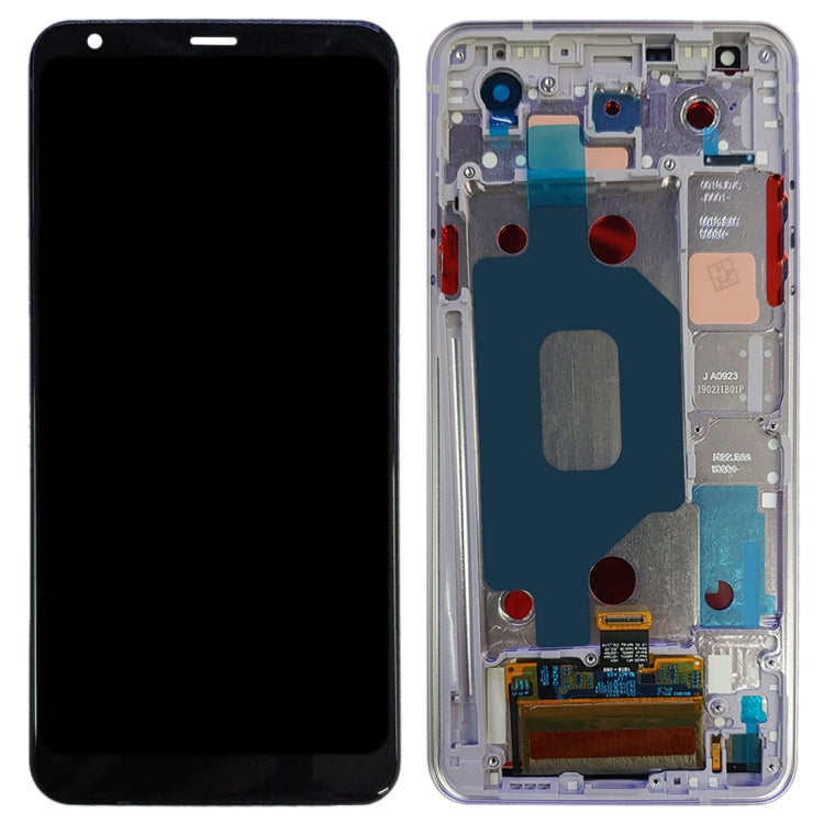 TFT LCD Screen for LG Stylo 4 / Q Stylo 4 / Q710 / Q710MS / Q710CS Digitizer Full Assembly with Frame(Pink)