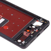 Front Housing LCD Frame Bezel Plate with Side Keys for Huawei P30 Pro(Black)