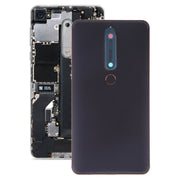 Battery Back Cover with Camera Lens & Side Keys & Fingerprint Sensor for Nokia 6.1 / 6 (2018) / 6 (2nd Gen)(Black)