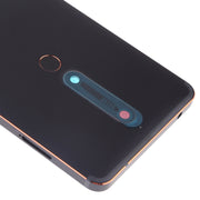 Battery Back Cover with Camera Lens & Side Keys & Fingerprint Sensor for Nokia 6.1 / 6 (2018) / 6 (2nd Gen)(Black)
