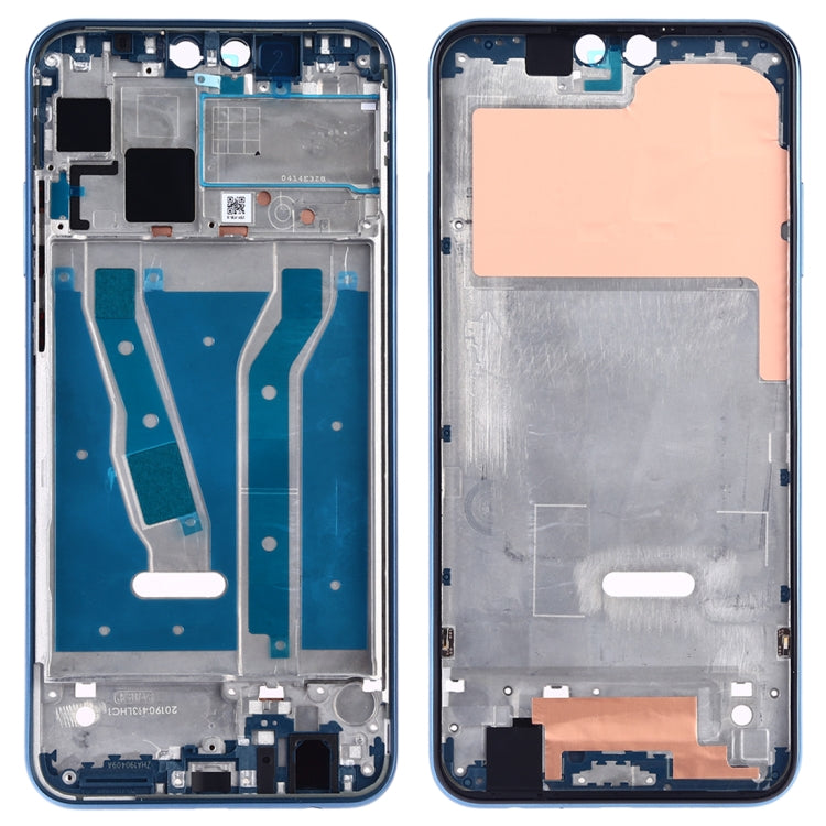 Front Housing LCD Frame Bezel Plate with Side Keys for Huawei Y9 (2019)(Blue) - Full Housing Cover by PMC TechLife | Online Shopping South Africa | PMC TechLife