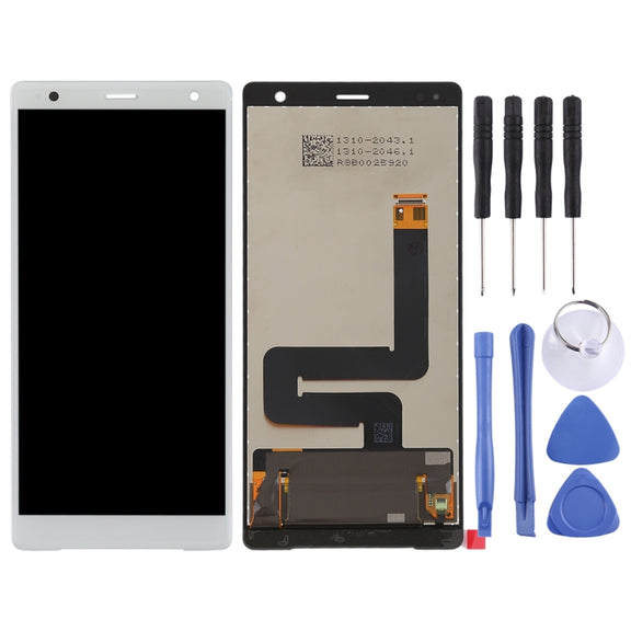Original LCD Screen for Sony Xperia XZ2 with Digitizer Full Assembly(White)