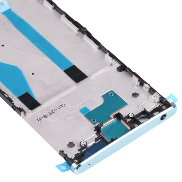 Front Housing LCD Frame Bezel for Sony Xperia XA2 Plus(Blue)