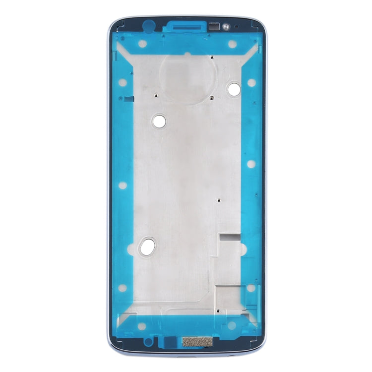 Front Housing LCD Frame Bezel for Motorola Moto G6 Plus(Blue)