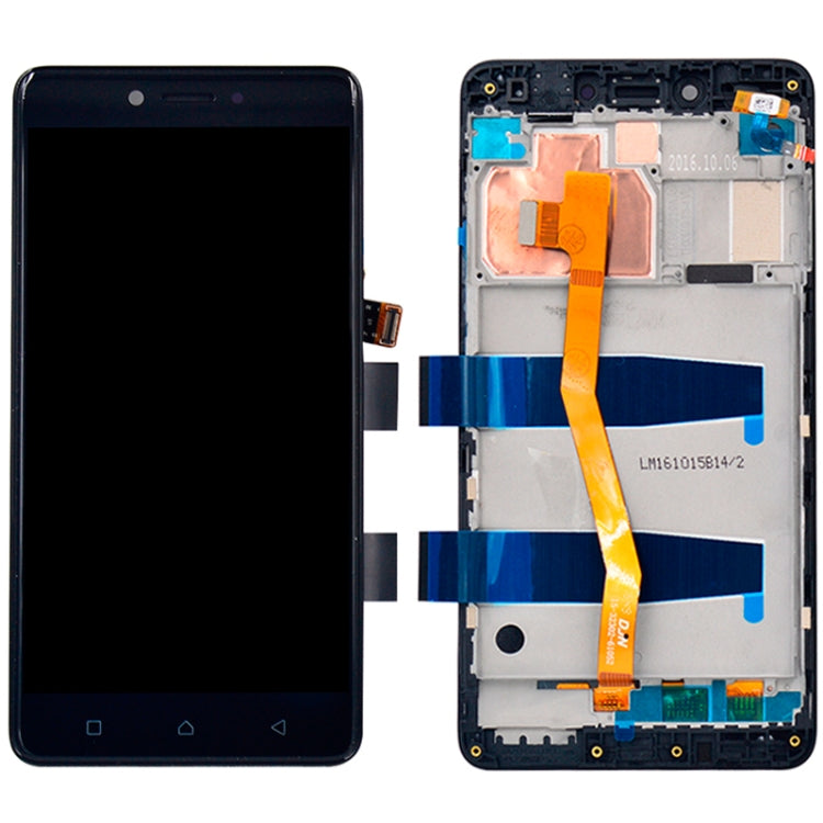 OEM LCD Screen for 5.5 inch Lenovo K6 Note K53a48 Digitizer Full Assembly with Frame (Black) - free shipping - PMC TechLife - Order now!