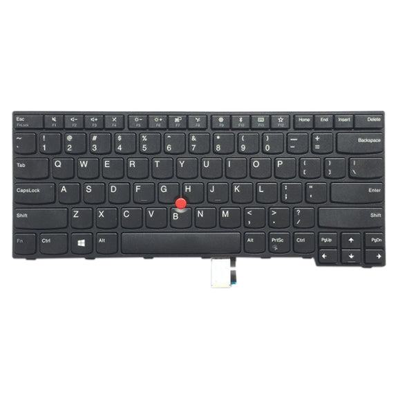 US Version English Laptop Keyboard with Pointing Sticks for Lenovo IBM Thinkpad E470 / E470C / E475, Teclado 01AX080 / 01AX040 / 01AX000 / SN20K93235