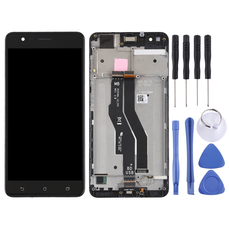 OEM LCD Screen for Asus Zenfone 3 Zoom ZE553KL Digitizer Full Assembly with Frame���Black) - free shipping - PMC TechLife - Order now!