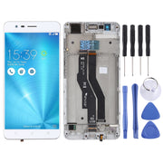 OEM LCD Screen for Asus Zenfone 3 Zoom ZE553KL Digitizer Full Assembly with Frame���White)