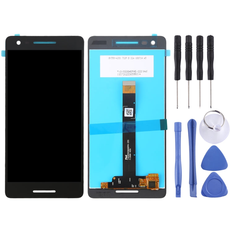 TFT LCD Screen for Nokia 2.1 TA-1080 TA-1084 A-1086 TA-1092 TA-1093 with Digitizer Full Assembly (Black)