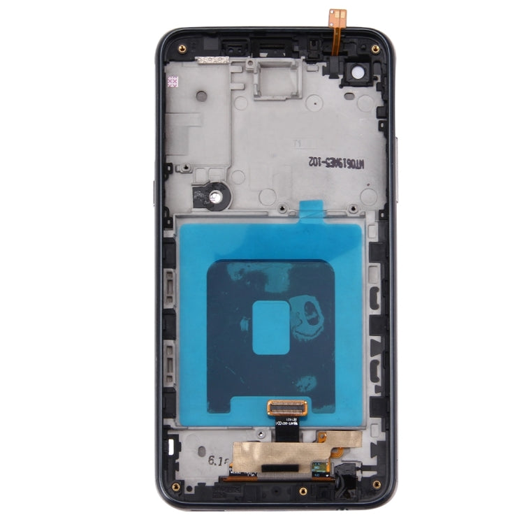 TFT LCD Screen for LG X Screen / K500 with Digitizer Full Assembly with Frame(Black)