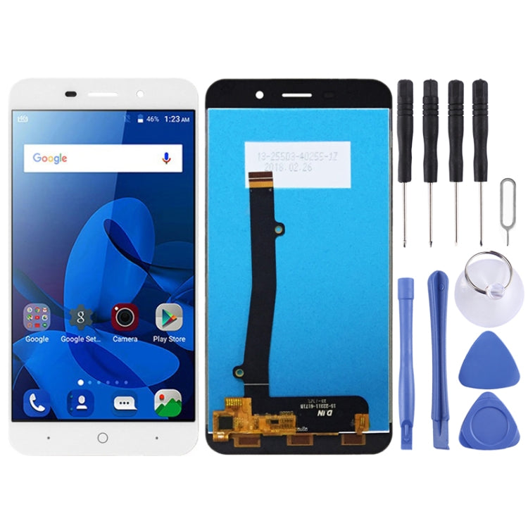 OEM LCD Screen for ZTE Blade A602 with Digitizer Full Assembly (White) - free shipping - PMC TechLife - Order now!