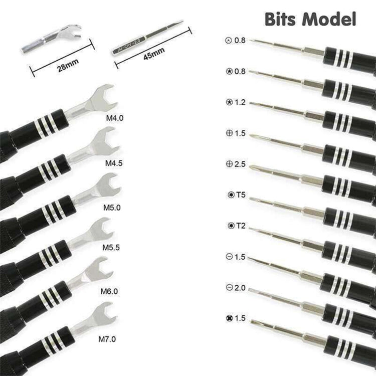 JAKEMY JM-8158 34 in 1 Multipurpose Screwdriver Set Hardware Repair Tool - free shipping - PMC Jewellery - Order now!