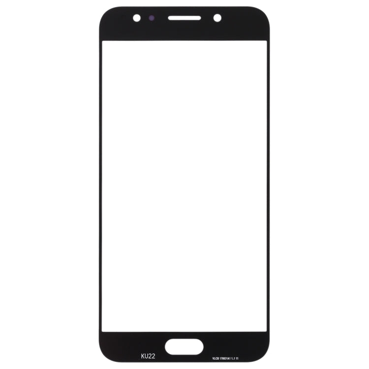 For Samsung Galaxy C8 / C7100, C7(2017) / J7+, C710F/DS 10pcs Front Screen Outer Glass Lens (Black) - free shipping - PMC TechLife - Order now!