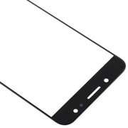 For Samsung Galaxy C8 / C7100, C7(2017) / J7+, C710F/DS 10pcs Front Screen Outer Glass Lens (Black)