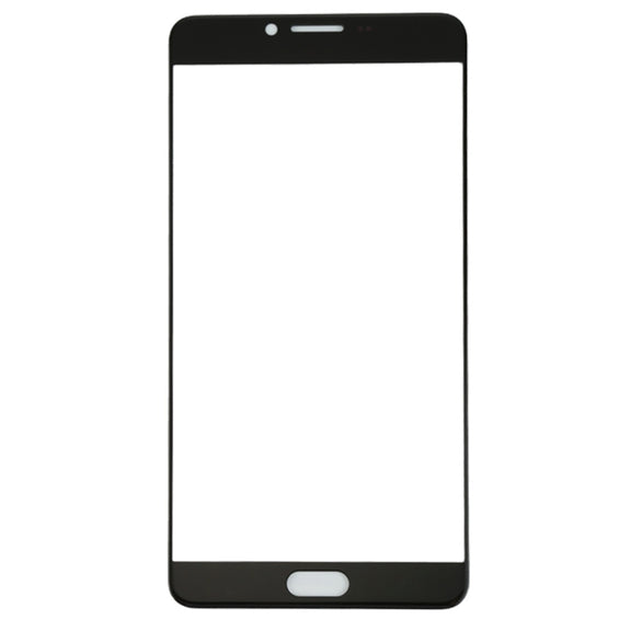 For Samsung Galaxy C9 Pro / C900 10pcs Front Screen Outer Glass Lens (Black)
