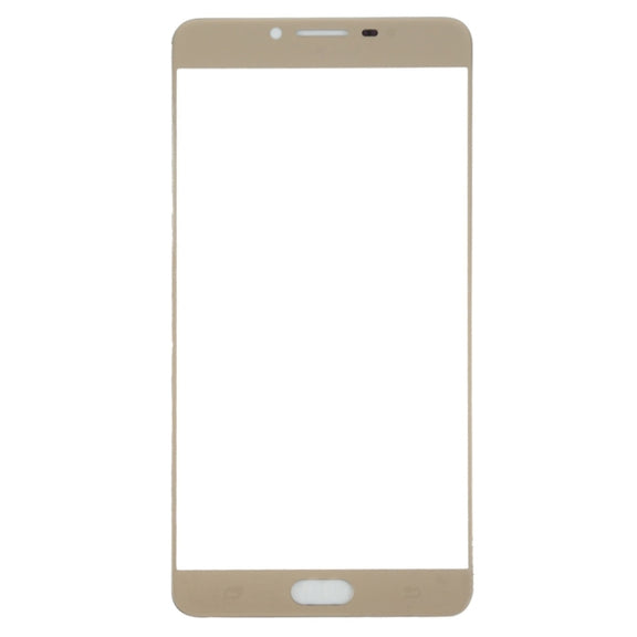 For Samsung Galaxy C9 Pro / C900 10pcs Front Screen Outer Glass Lens (Gold)