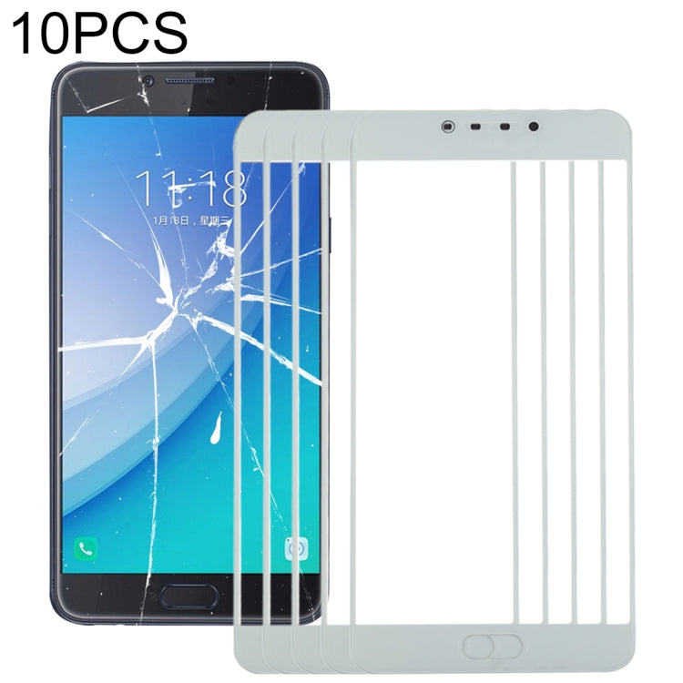 For Samsung Galaxy C7 Pro / C701 10pcs Front Screen Outer Glass Lens (White) - free shipping - PMC TechLife - Order now!