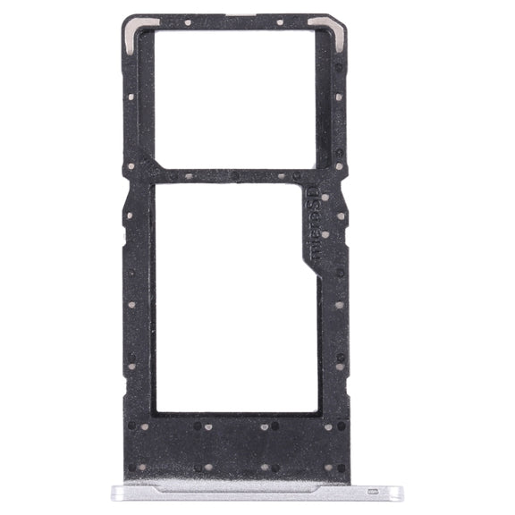 SIM Card Tray + Micro SD Card Tray for Samsung Galaxy Tab A7 Lite SM-T225 (Silver)