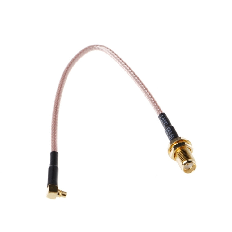 RG316 SMA Female to MMCX Right Angle Male Braid Cable, Length:15cm - free shipping - PMC Jewellery - Order now!