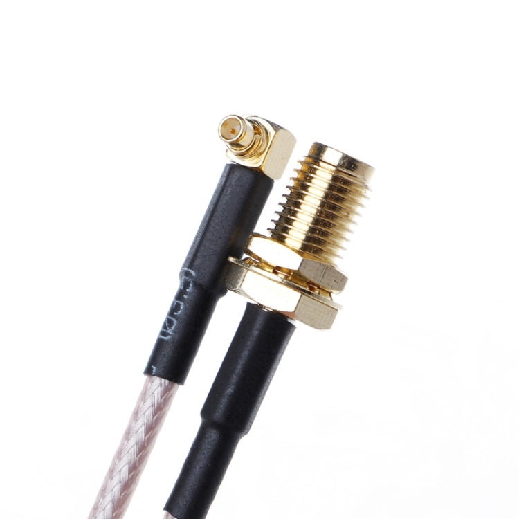 RG316 SMA Female to MMCX Right Angle Male Braid Cable, Length:15cm - free shipping - PMC Jewellery - Order now!