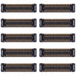 For Huawei Y5 (2017) 10PCS Motherboard LCD Display FPC Connector - FPC Connector by PMC TechLife | Online Shopping South Africa | PMC TechLife
