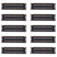 For Huawei Y6 (2019) 10PCS Motherboard LCD Display FPC Connector - FPC Connector by PMC TechLife | Online Shopping South Africa | PMC TechLife