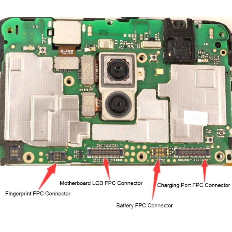 For Huawei Y6 (2019) 10PCS Motherboard LCD Display FPC Connector