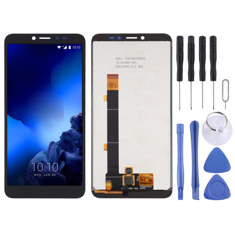 OEM LCD Screen for Alcatel 1V 2019 / 5001 with Digitizer Full Assembly (Black) - free shipping - PMC TechLife - Order now!