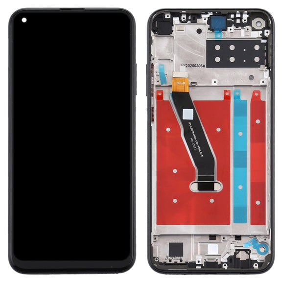 OEM LCD Screen for Huawei Y7p (2020) Digitizer Full Assembly with Frame(Black)