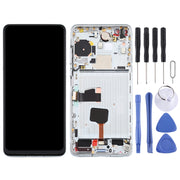 Original OLED LCD Screen for Huawei P40 Digitizer Full Assembly with Frame(Silver)