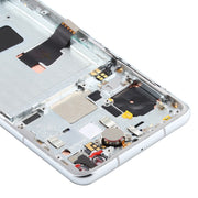 Original OLED LCD Screen for Huawei P40 Digitizer Full Assembly with Frame(Silver)
