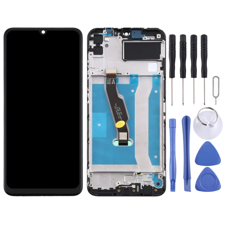 OEM LCD Screen for Huawei Y6p Digitizer Full Assembly with Frame(Black) - free shipping - PMC TechLife - Order now!